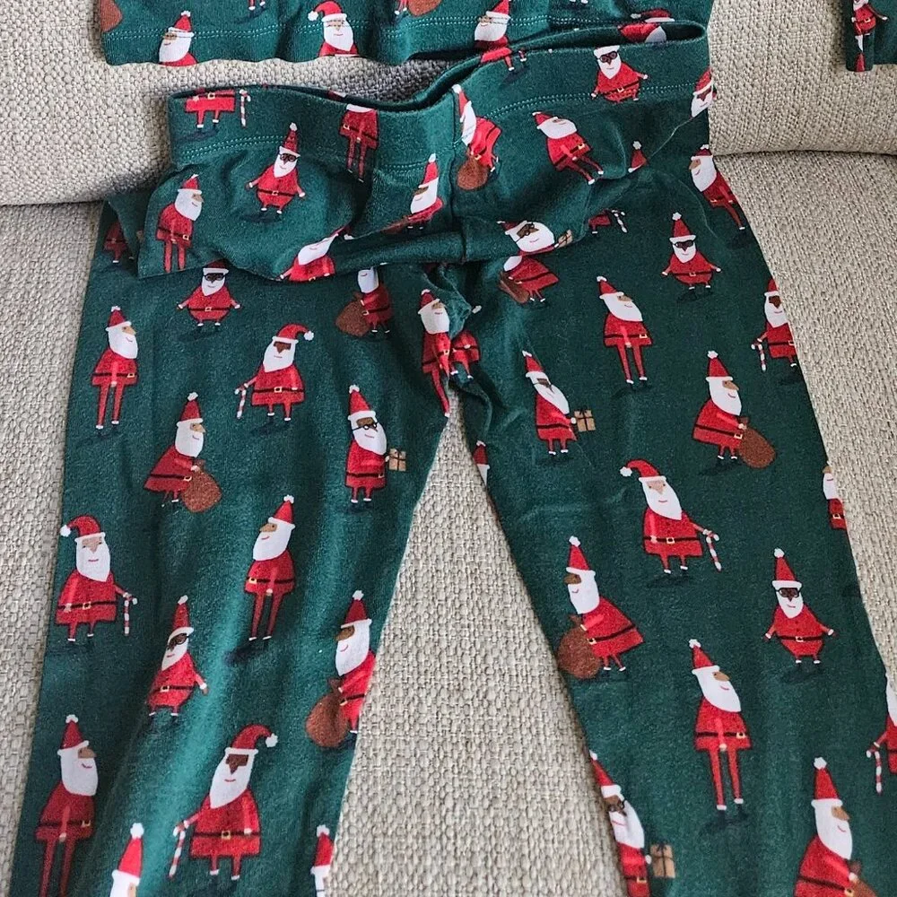 GAP Kids Santa Pattern PJ Set